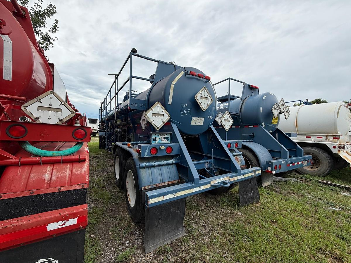Used 2006 Worley Welding Works 4,100 Gallon 3-Comp Acid Transport Trailer