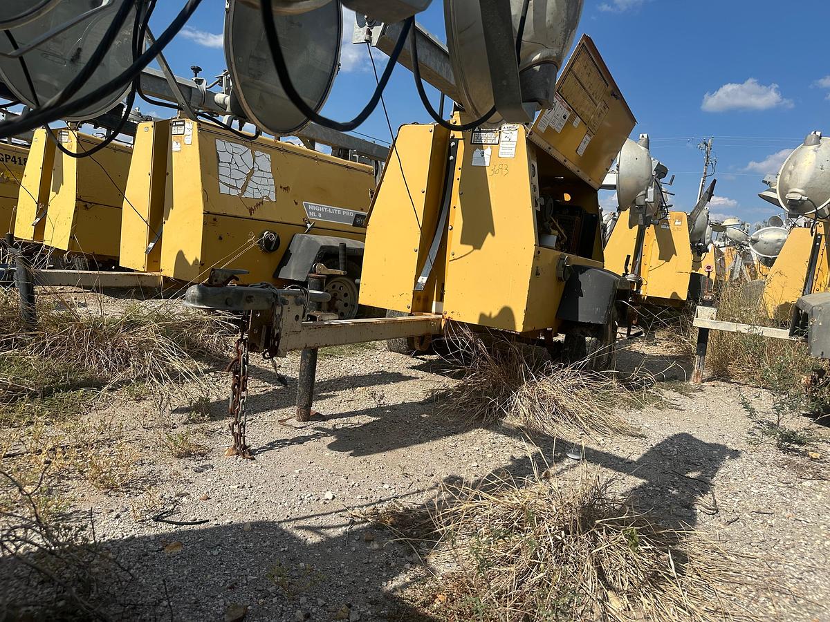 Used Allmand Night-Lite Pro NL 8 8KW Light Plant with CAT Engine