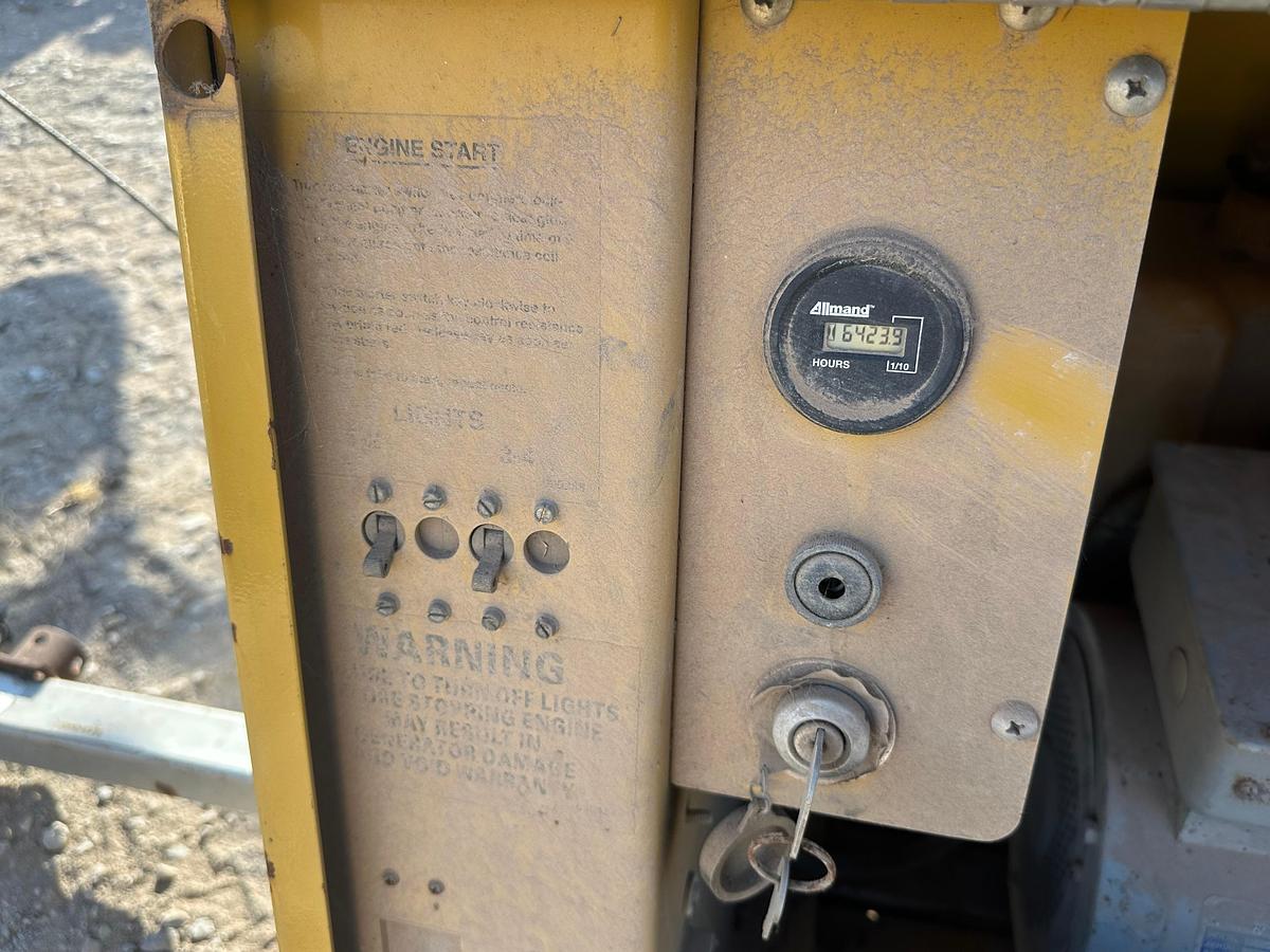 Used Allmand NightPro NL8 8kw Light Plant with CAT Engine