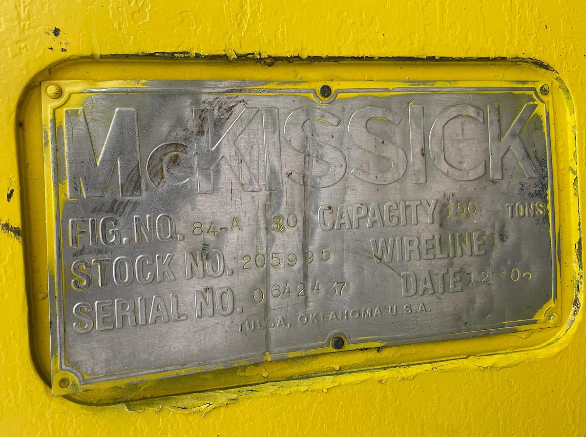 Used McKissick 84-A 150-Ton Traveling Block