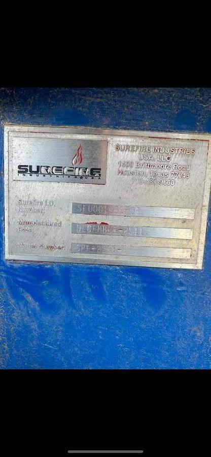 Used 2011 SureFire 2250 Triplex Frac Pump
