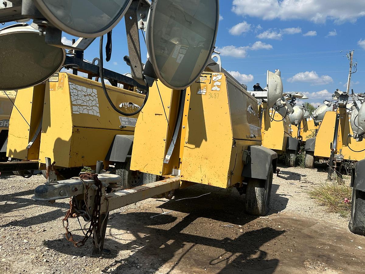 Used Allmand Night-Lite Pro NL 8 8KW Light Plant with CAT Engine