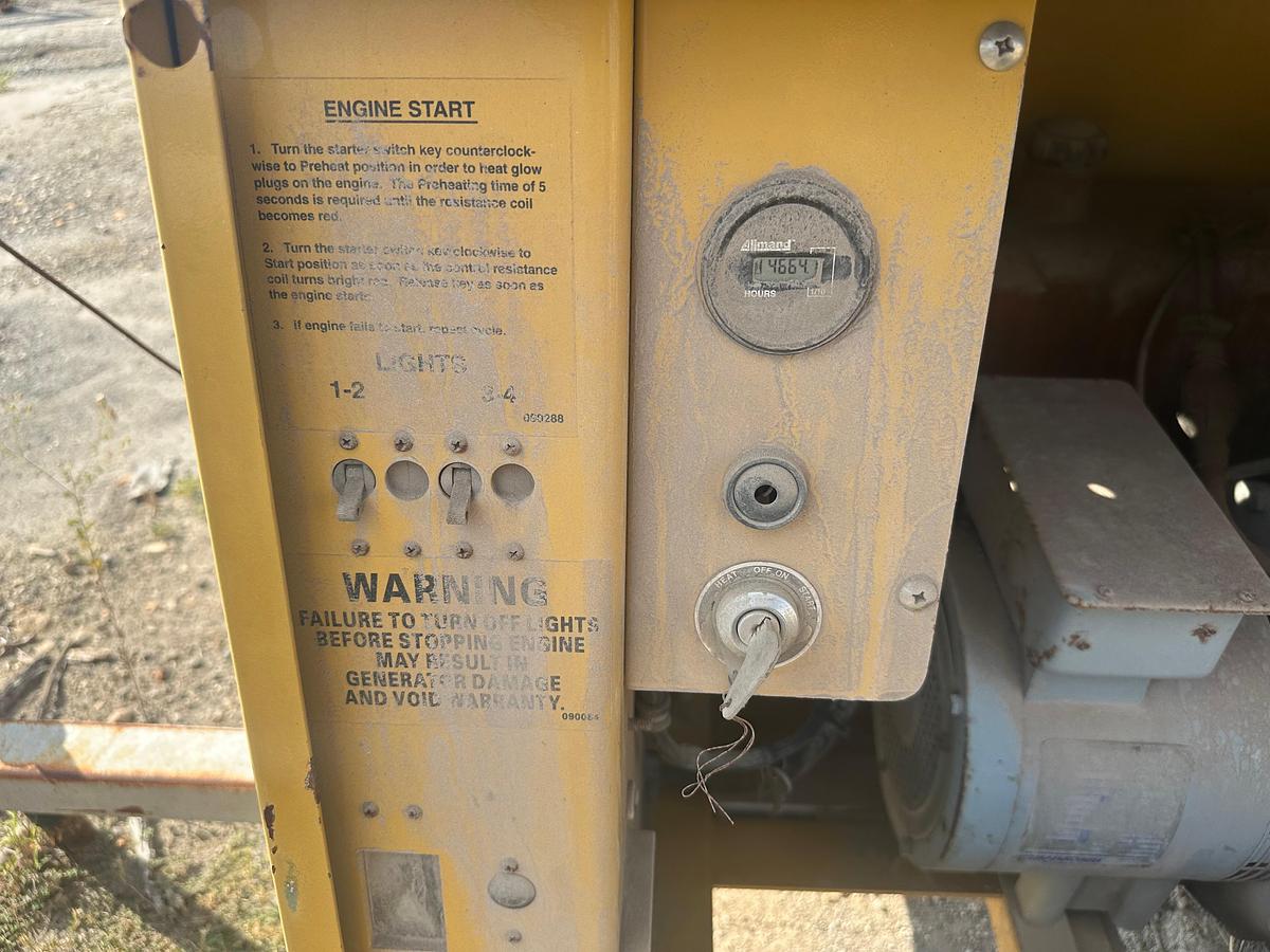 Used Allmand Night-Lite Pro NL 8 8KW Light Plant with CAT Engine