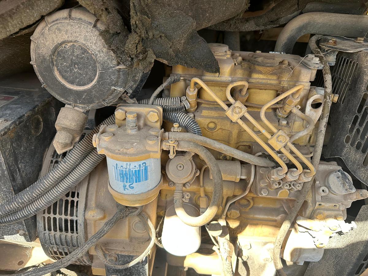 Used Warren Power Systems 8KW Light Plant, Inoperable, Has Cat Engine, Missing Wheels.