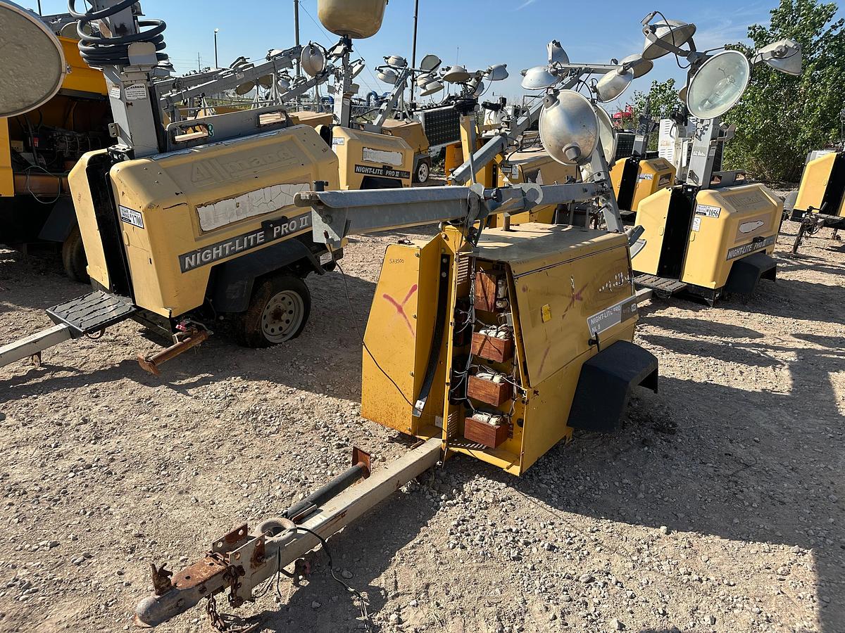 Used Allmand NightProNL8 8KW Light Plant with CAT Engine