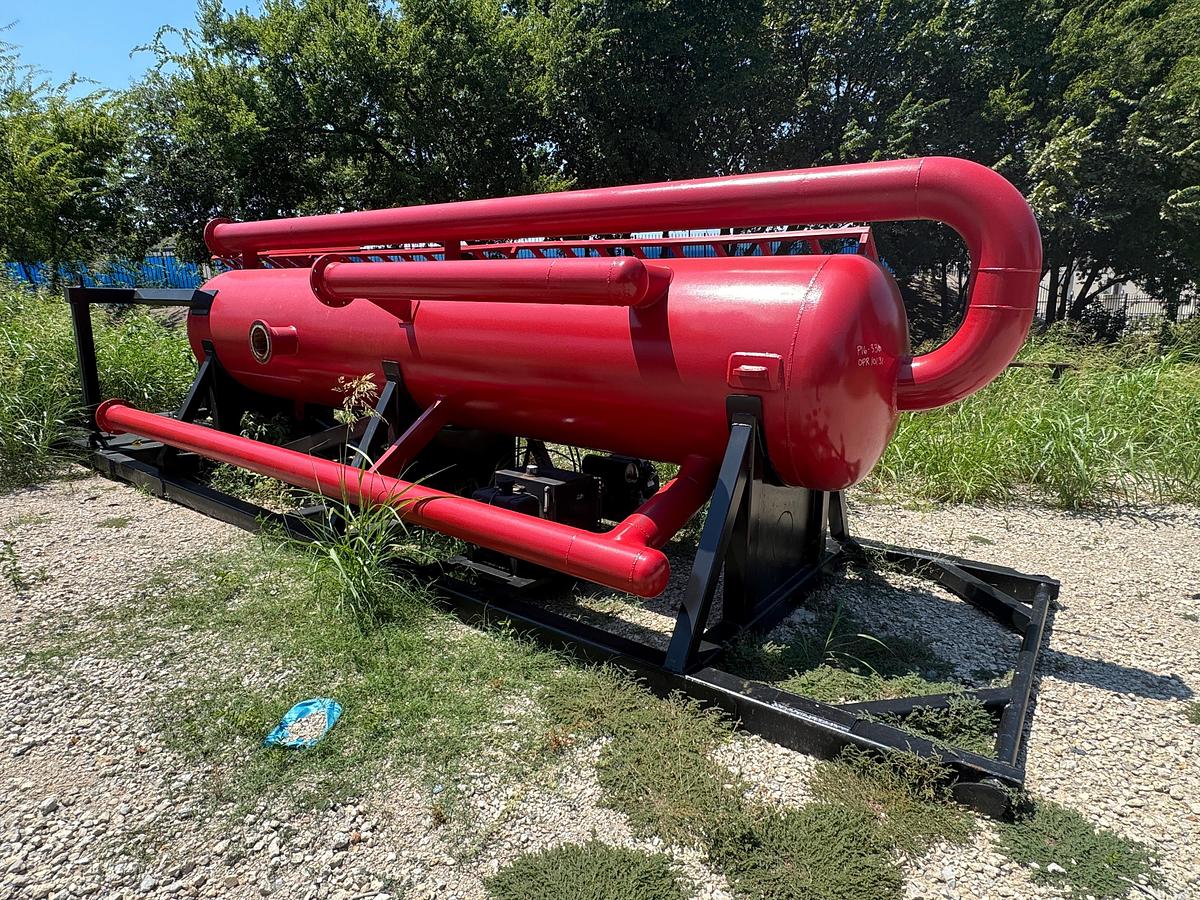 Used Skid-Mounted 48'' x 22" Mud/Gas Separator