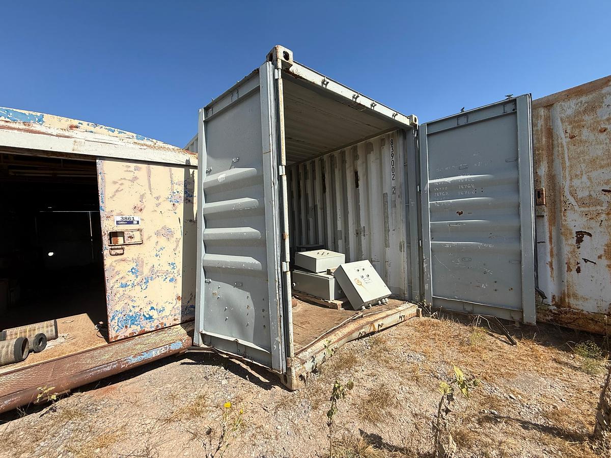 Used Conex Shipping Container with Contents