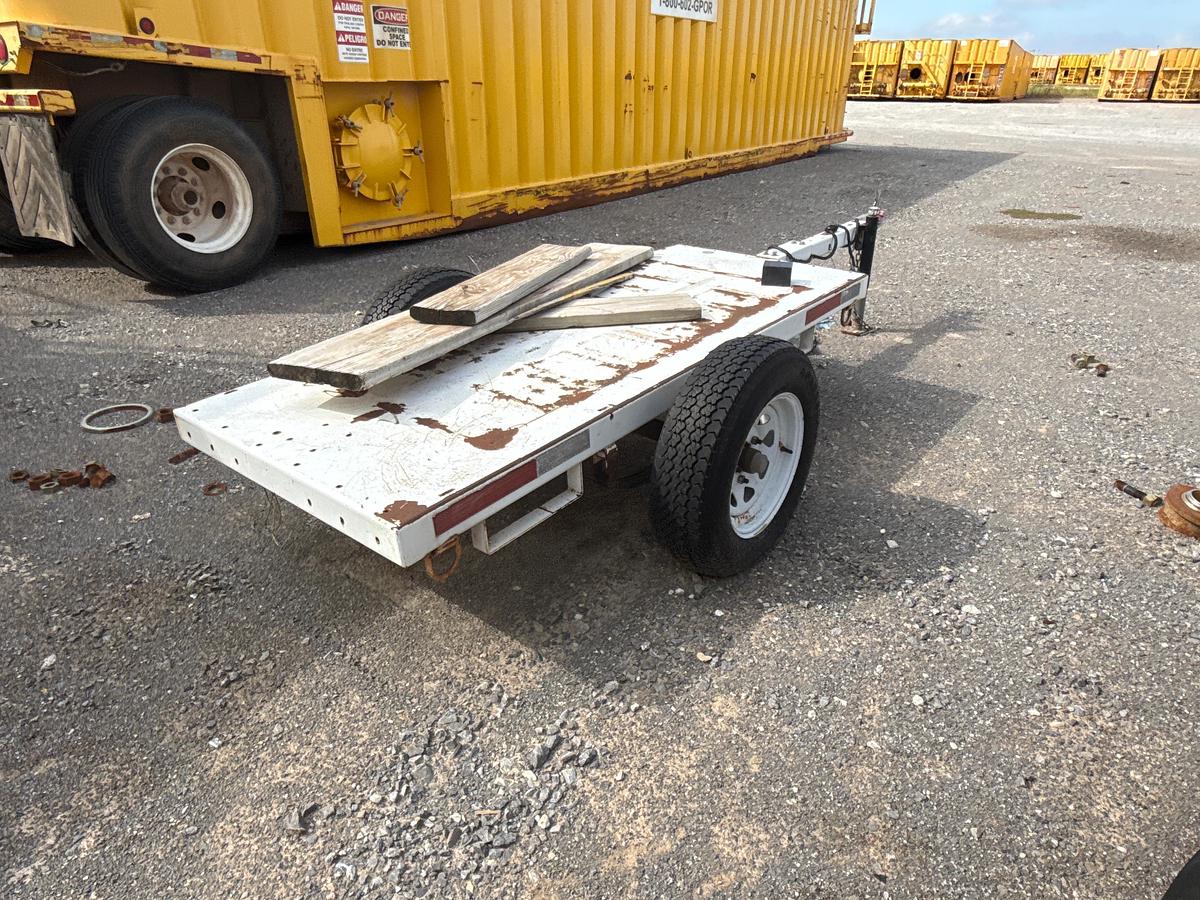 Used Single Acle Utility Trailer 3 by 7 ft Utility Trailer