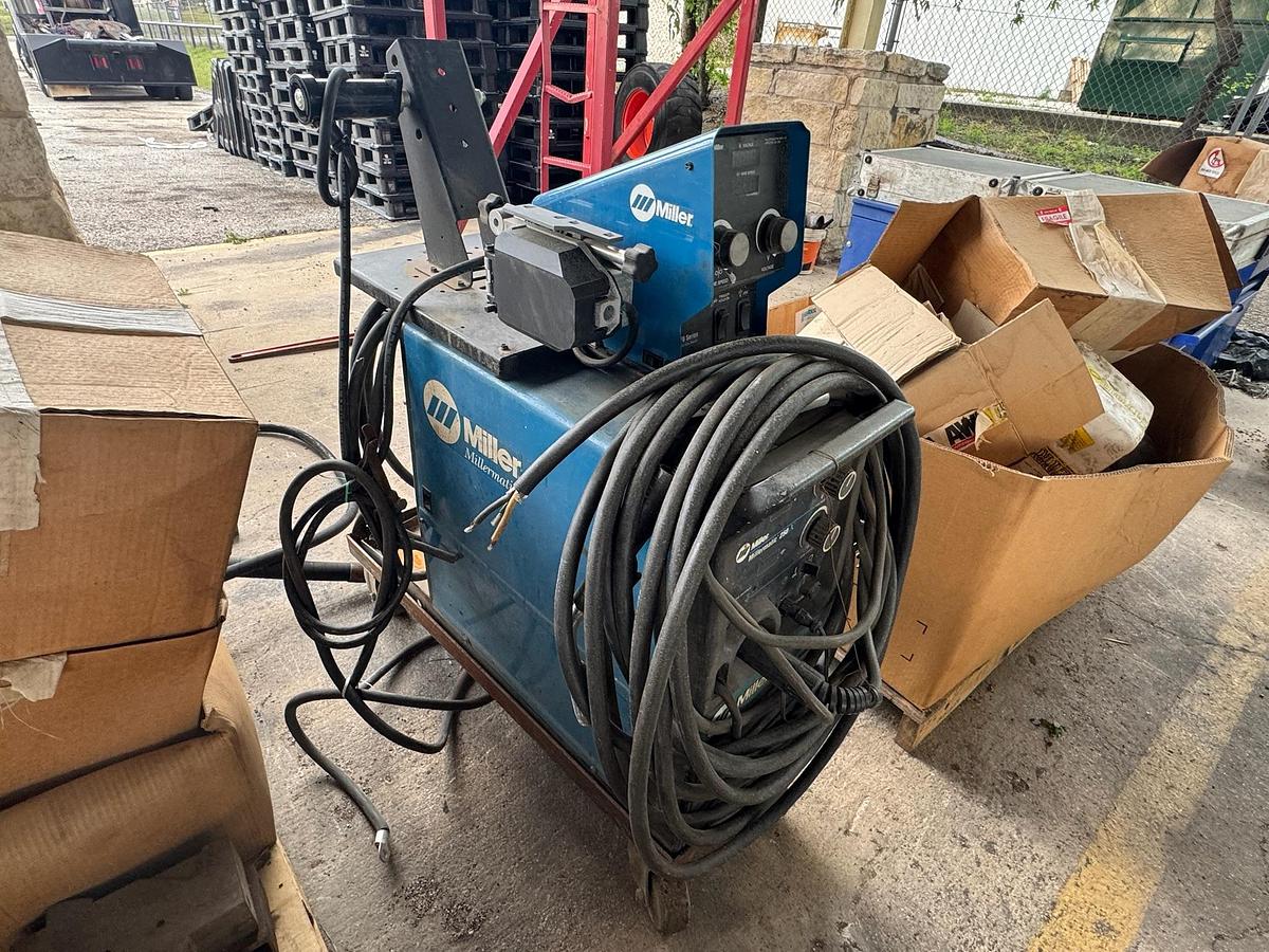 Used Miller Millermatic 250X MIG Welder with Wire Feeder