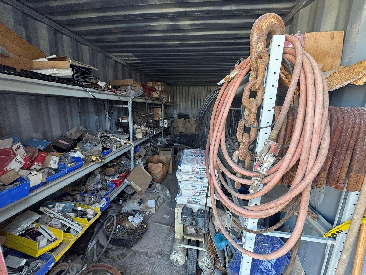 Used 20' Conex Shipping Container with Contents