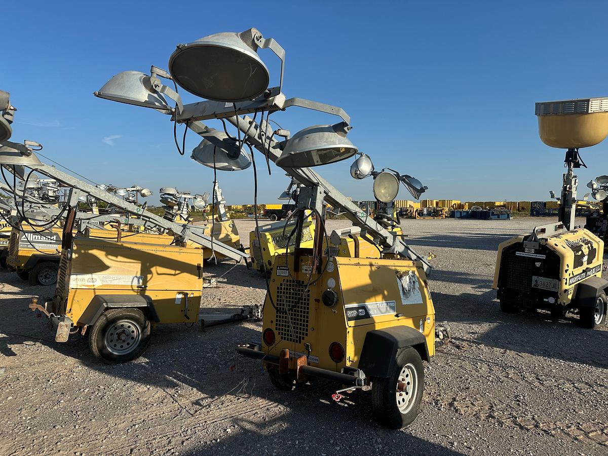 Used Allmand NightPro NL8 8kw Light Plant with CAT Engine