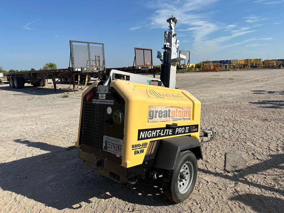 Used Allmand Night-Lite Pro 2 8KW Light Plant with CAT Engine