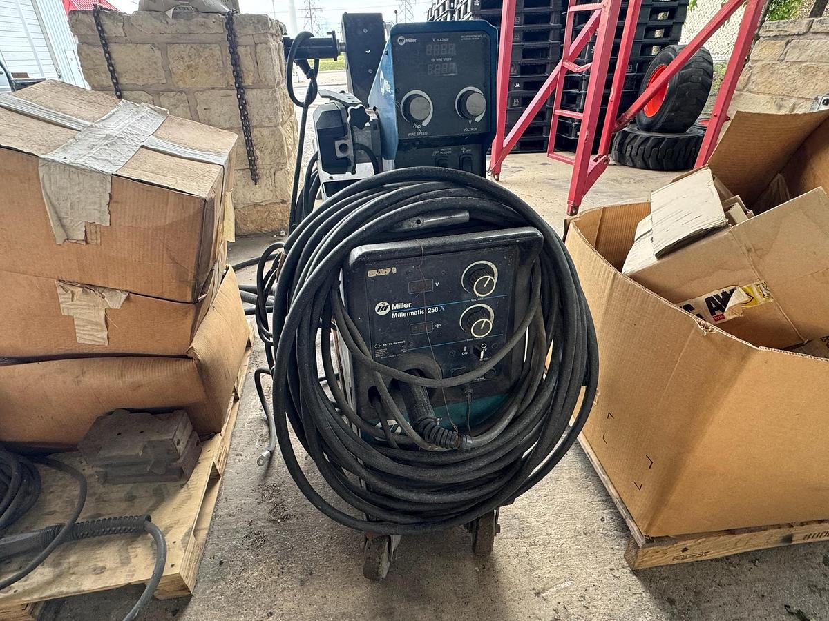 Used Miller Millermatic 250X MIG Welder with Wire Feeder