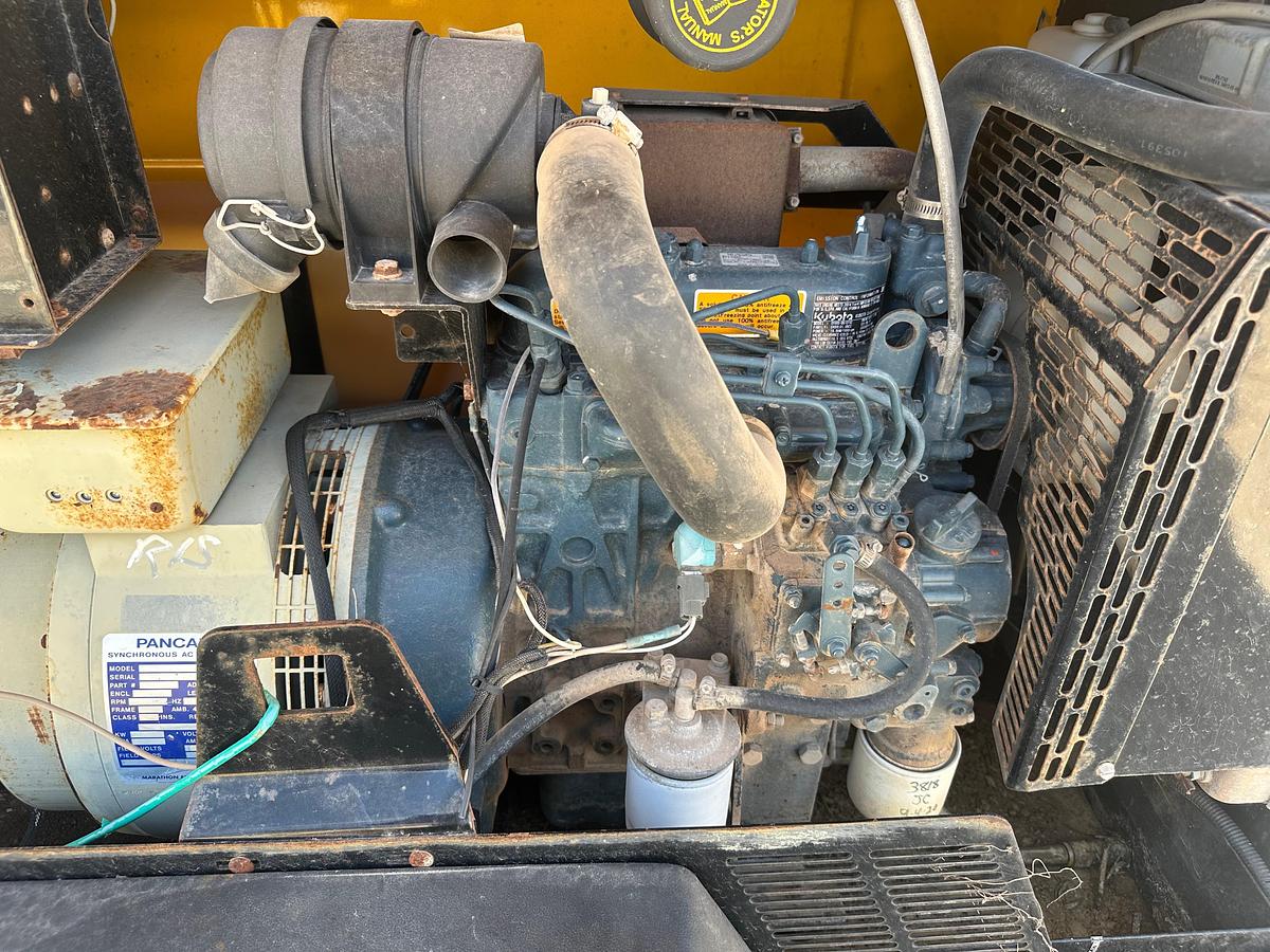 Used Allmand Night-Lite Pro 2 7.5kw Light Plant with Kubota Engine