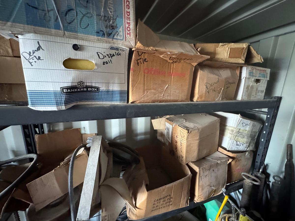 Used 20' Conex Shipping Container with Contents