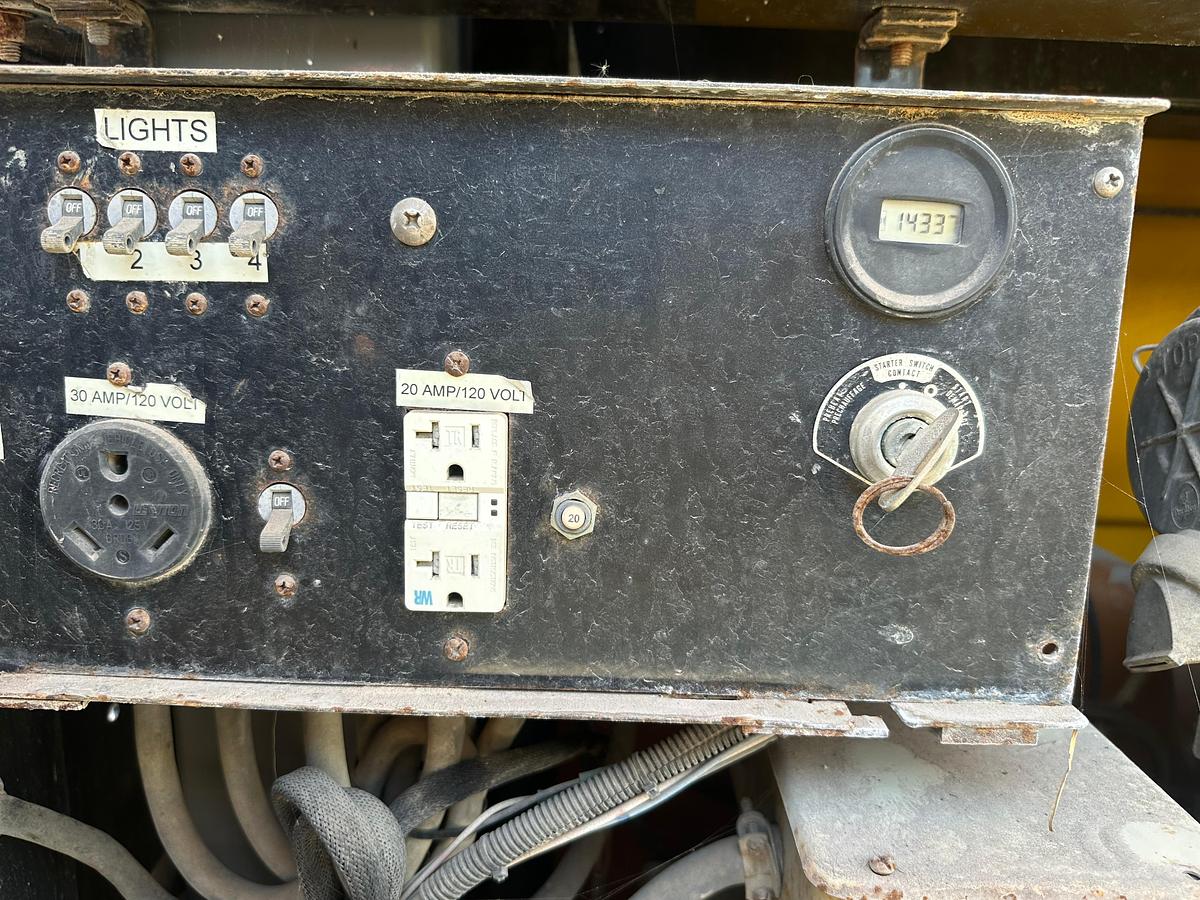 Used Allmand Night-Lite Pro 2 7.5KW Light PlantKubota Engine