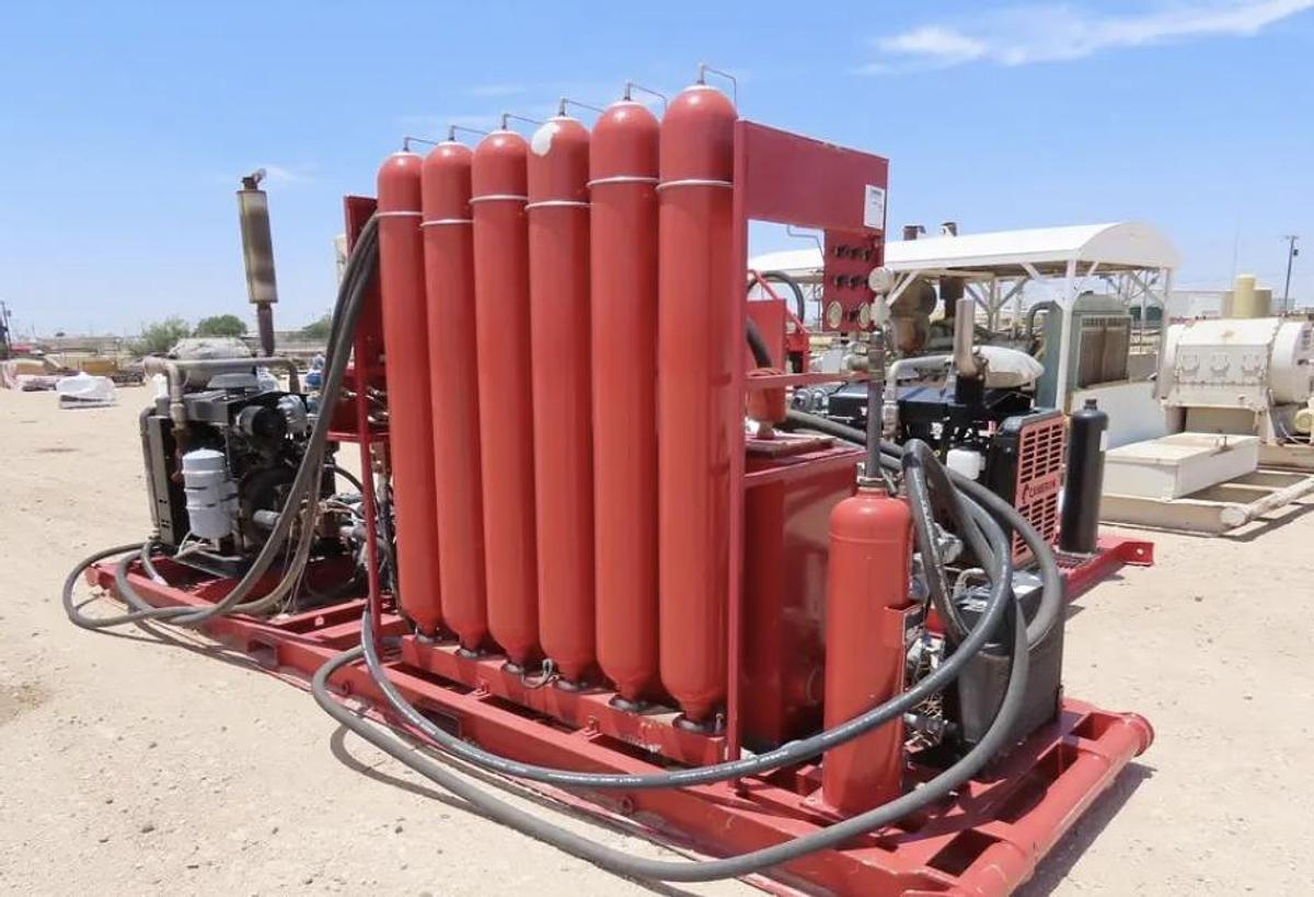 Used Cameron Hydraulic Testing/Pumping Unit - HPU - International 5.7L Natural Gas Engine - NICE!