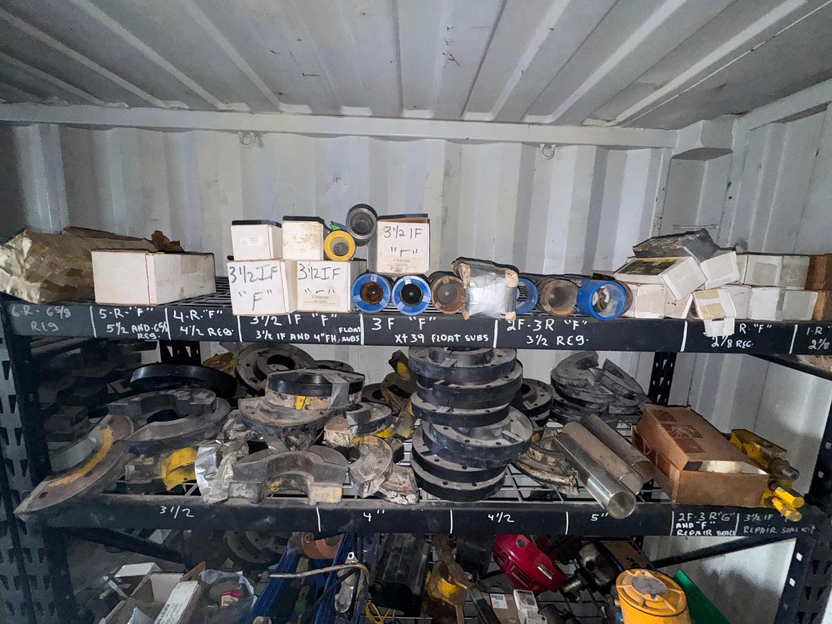 Used 20' Conex Shipping Container with Contents
