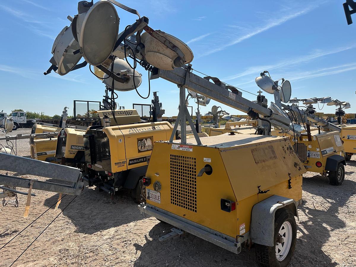 Used Warren Power Systems 8KW Light Plant, Inoperable, has Cat Engine.