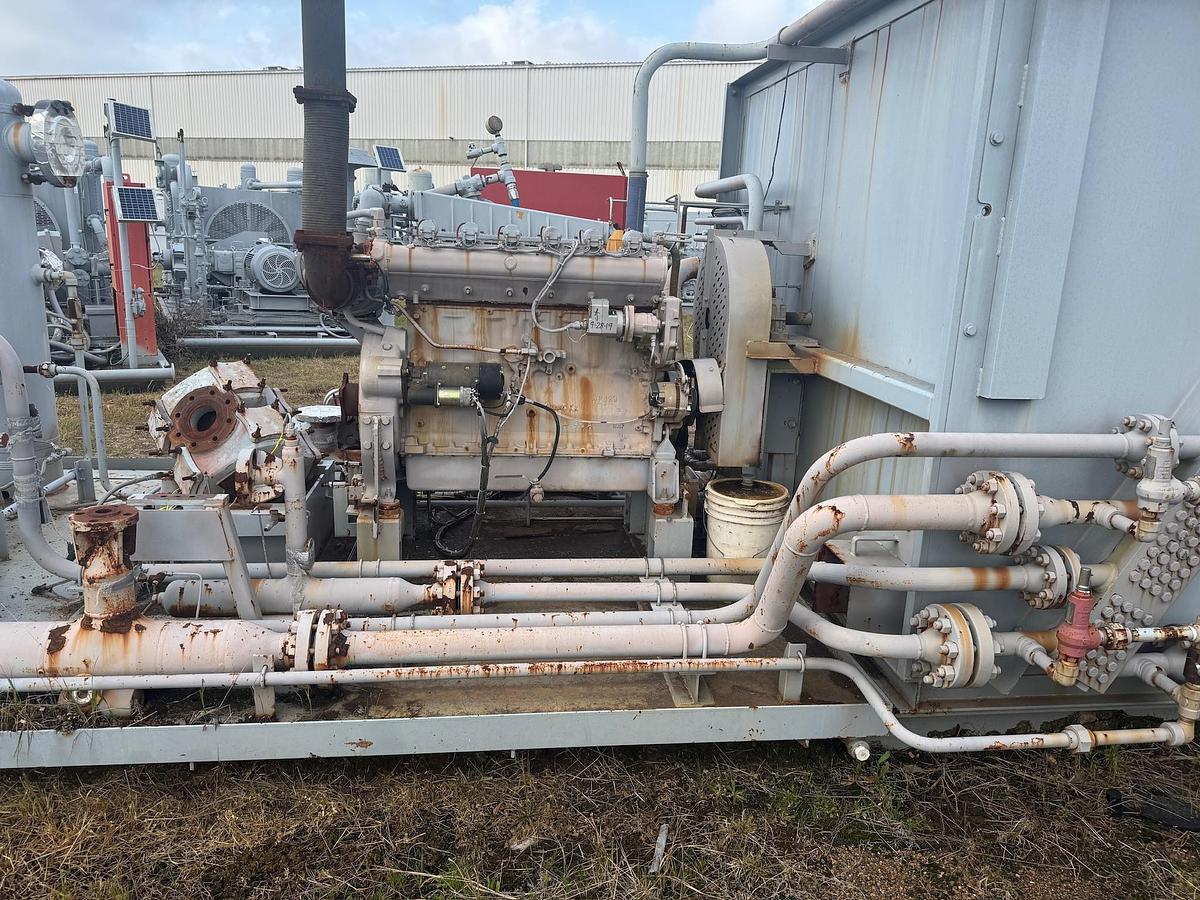 Used 2011 Engine-Driven Reciprocating Gas Compressor Package, Skidded