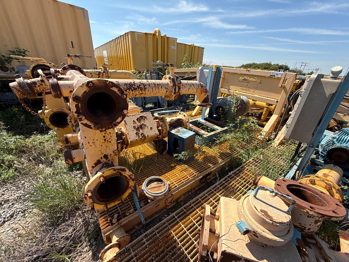 Used Worldwide 75 Horsepower Motor on a Skid