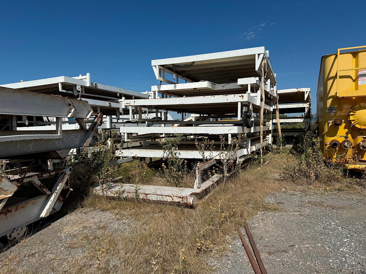 Used (20) V-Doors, Skid Roofs & Misc Skids