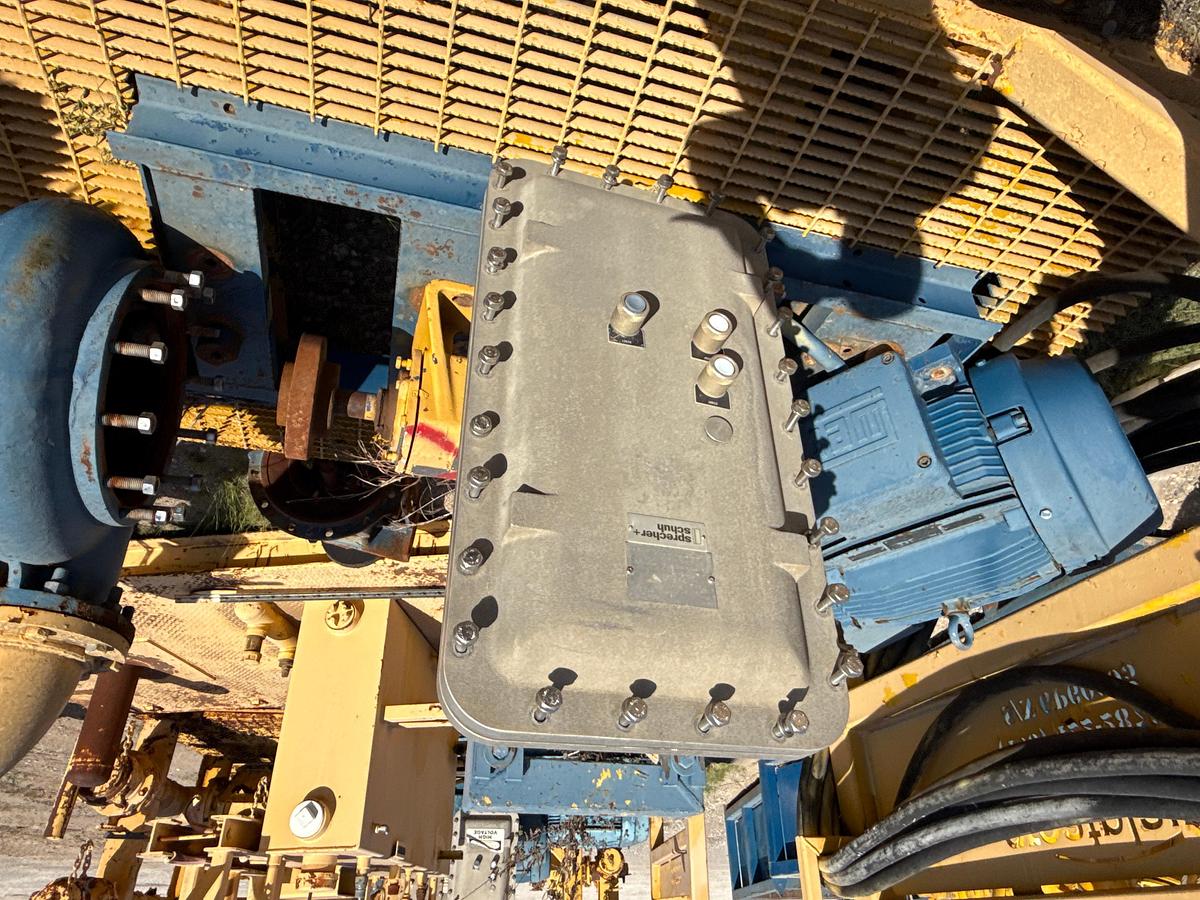 Used Forum 8x6x14 Transfer Pump with WEG 75 Horsepower Motor, Skidded