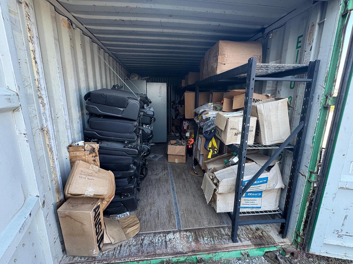 Used 20' Conex Shipping Container with Contents