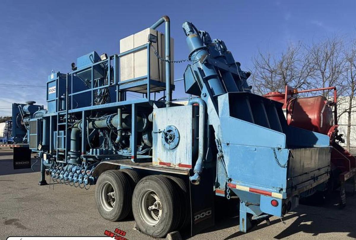 Used 2005 Trailer Mounted Frac Blender