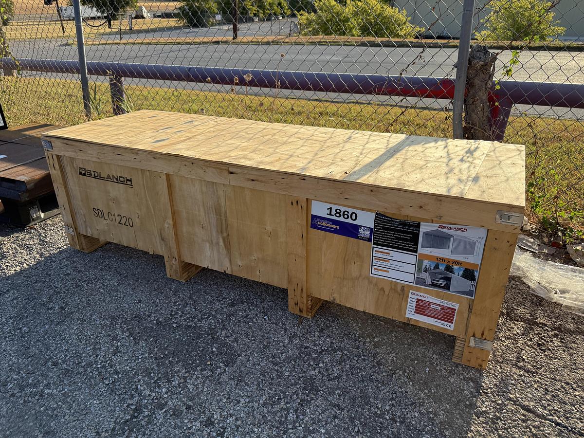 12'x20' Double Garage Metal Shed (UNUSED)
