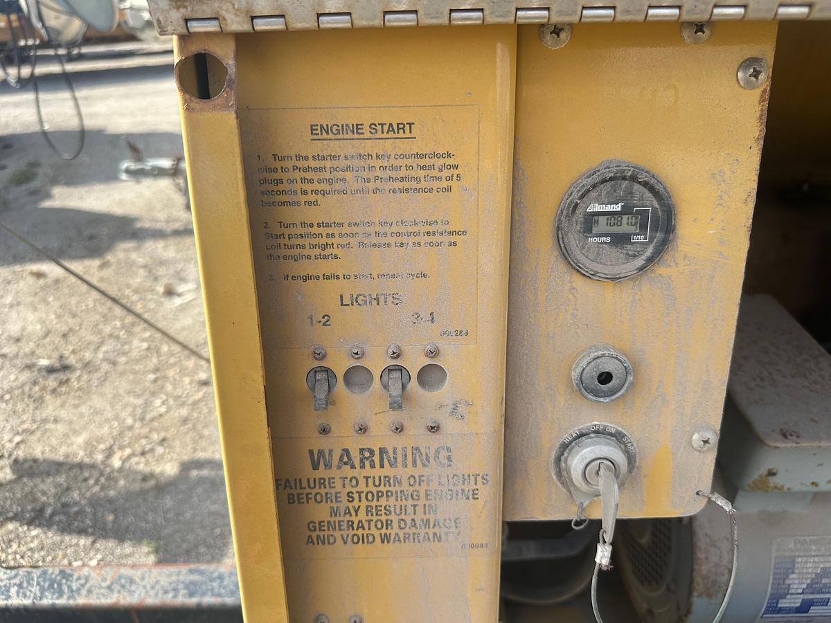 Used Allmand Night-Lite Pro NL 8 8KW Light Plant with CAT Engine