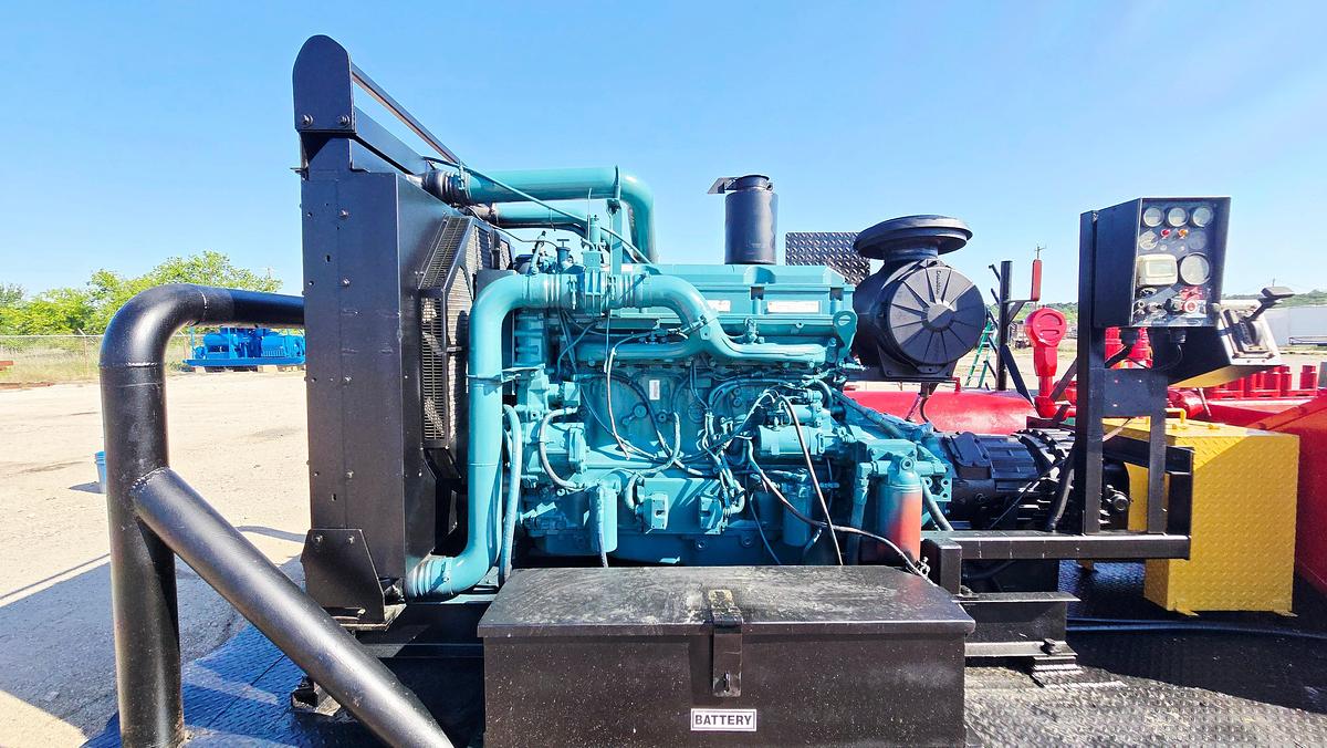 Used JWS 340 Triplex Pump PB Detroit 60 Series 14L, Skidded