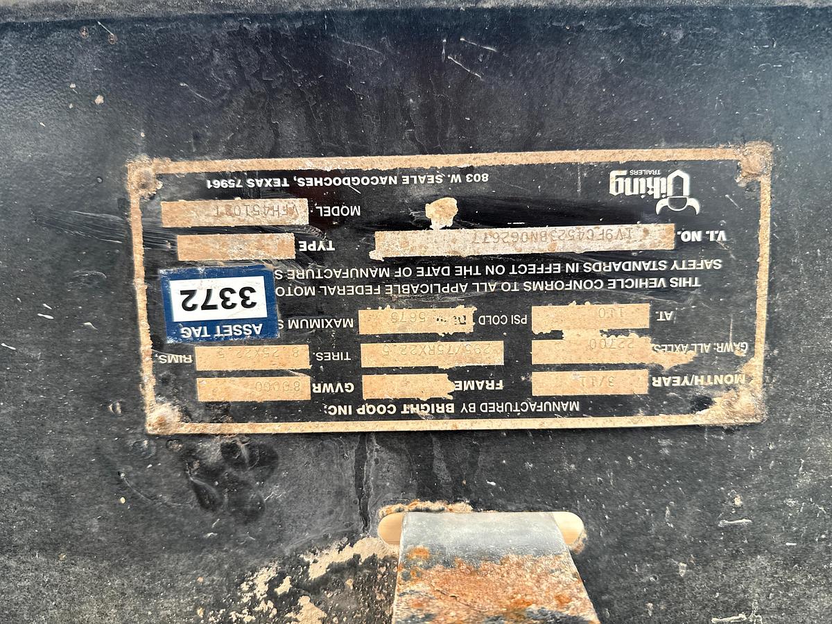 Used 2011 Bright Coop Flatbed Trailer with a 2011 Princeton PB80