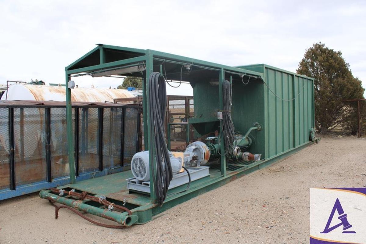 Used 180-Bbl Pre-Mix Tankwith 6x8 Centrifugal Pump, Skidded