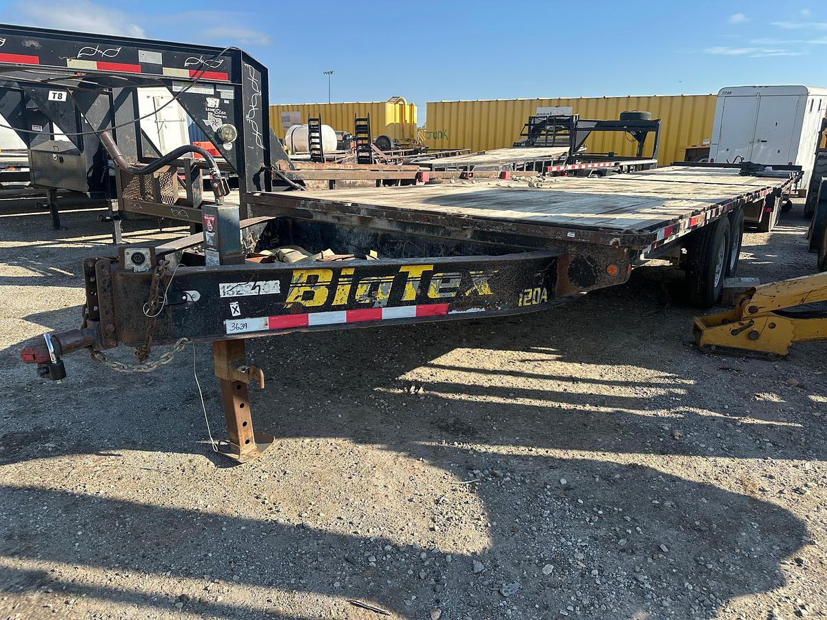 Used Big Tex 120A Flat Bed Bumper Pull 18' Deck Trailer