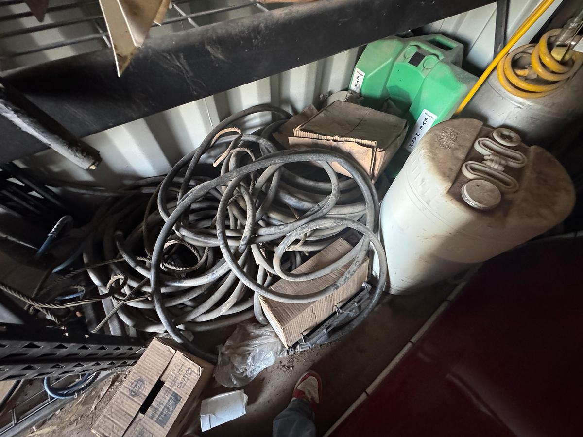 Used 20' Conex Shipping Container with Contents