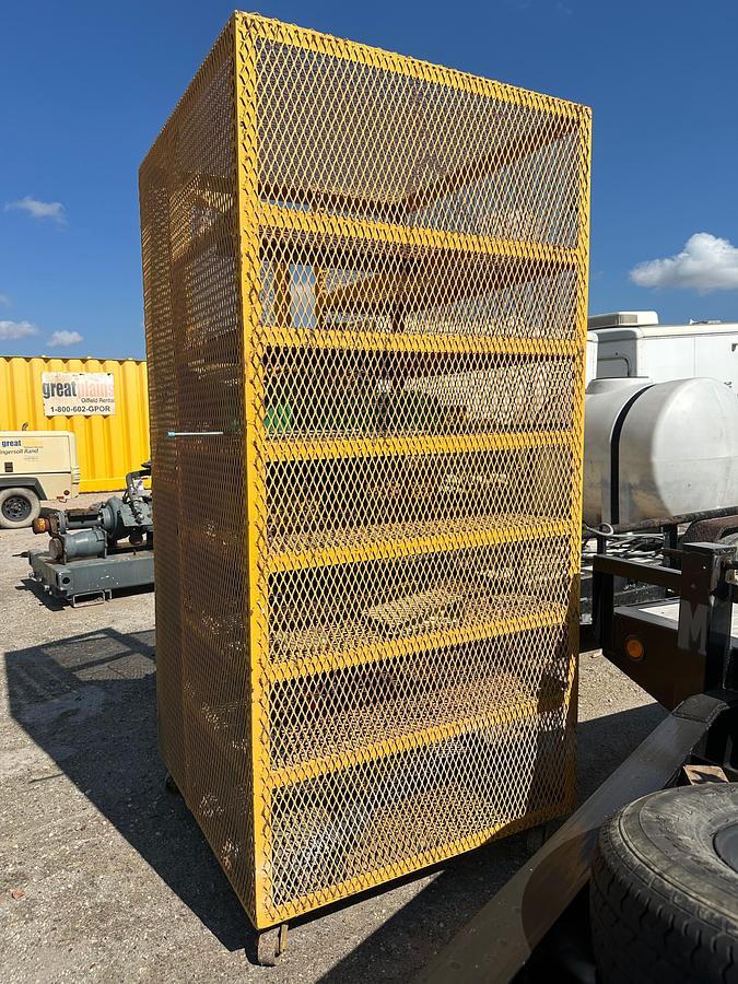 Used Tool Cage on Wheels