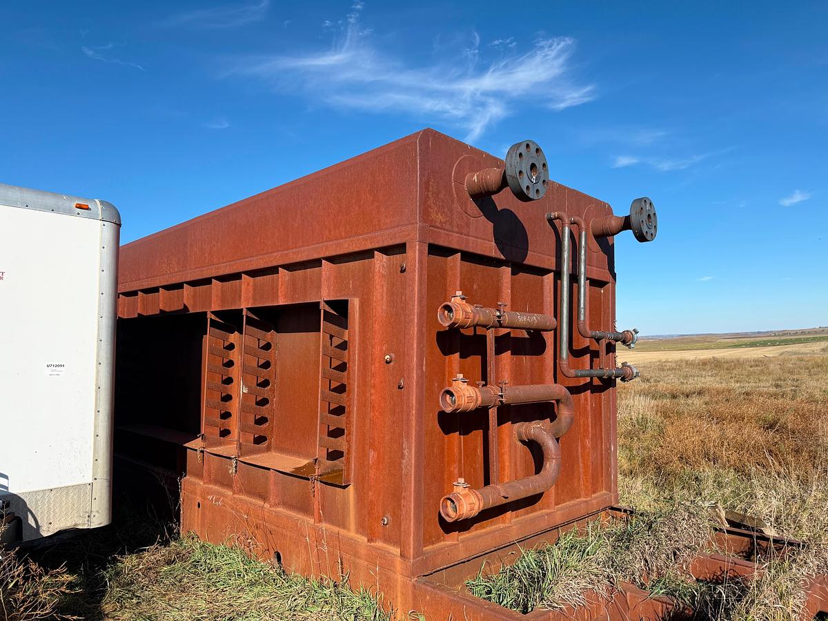 Used 340 BBLS Trailer Mounted Open Top Frac Tank