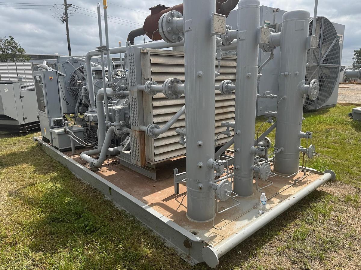 Used 2014 Engine-Driven Natural Gas Compressor, Skidded