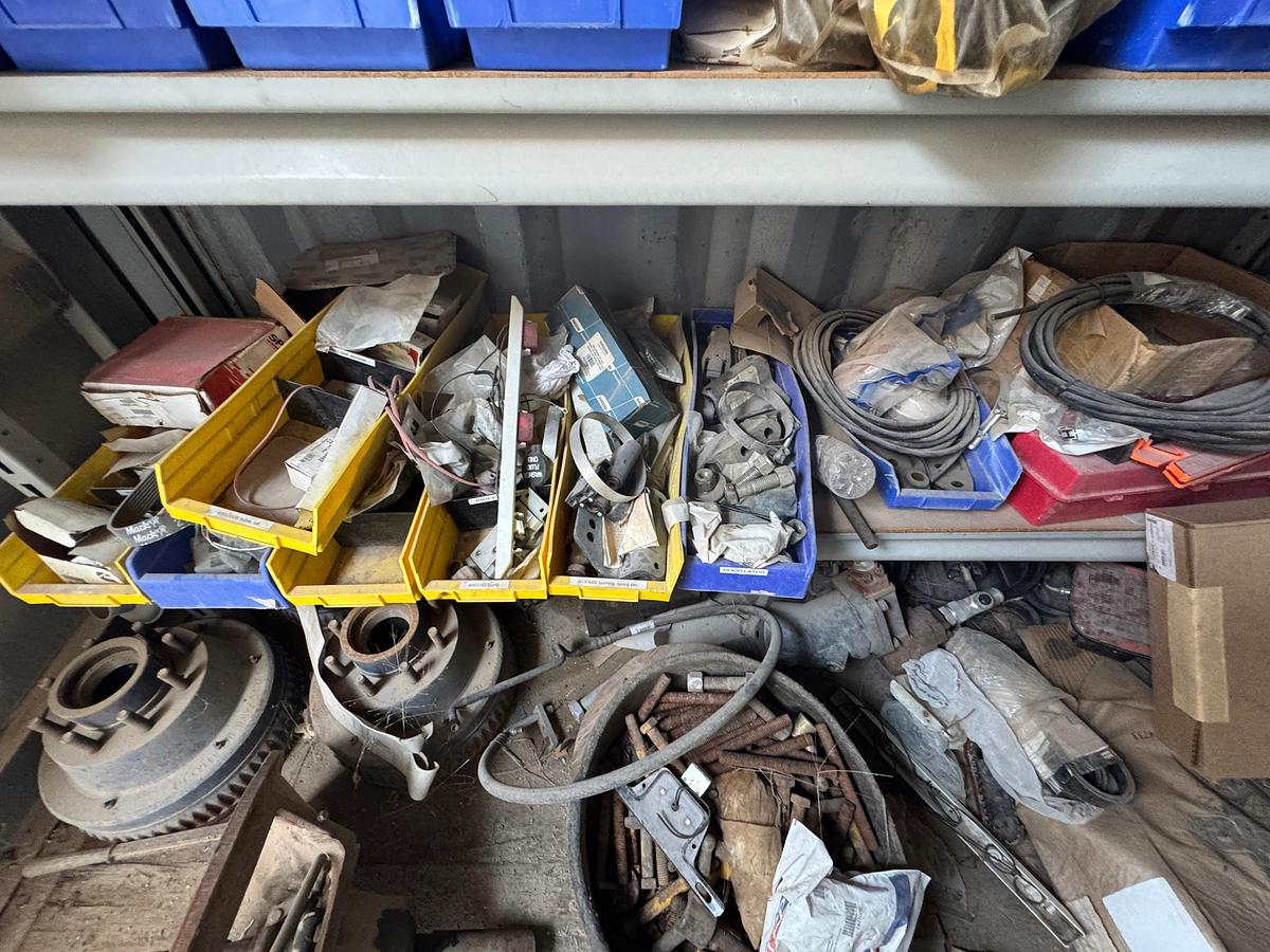 Used 20' Conex Shipping Container with Contents