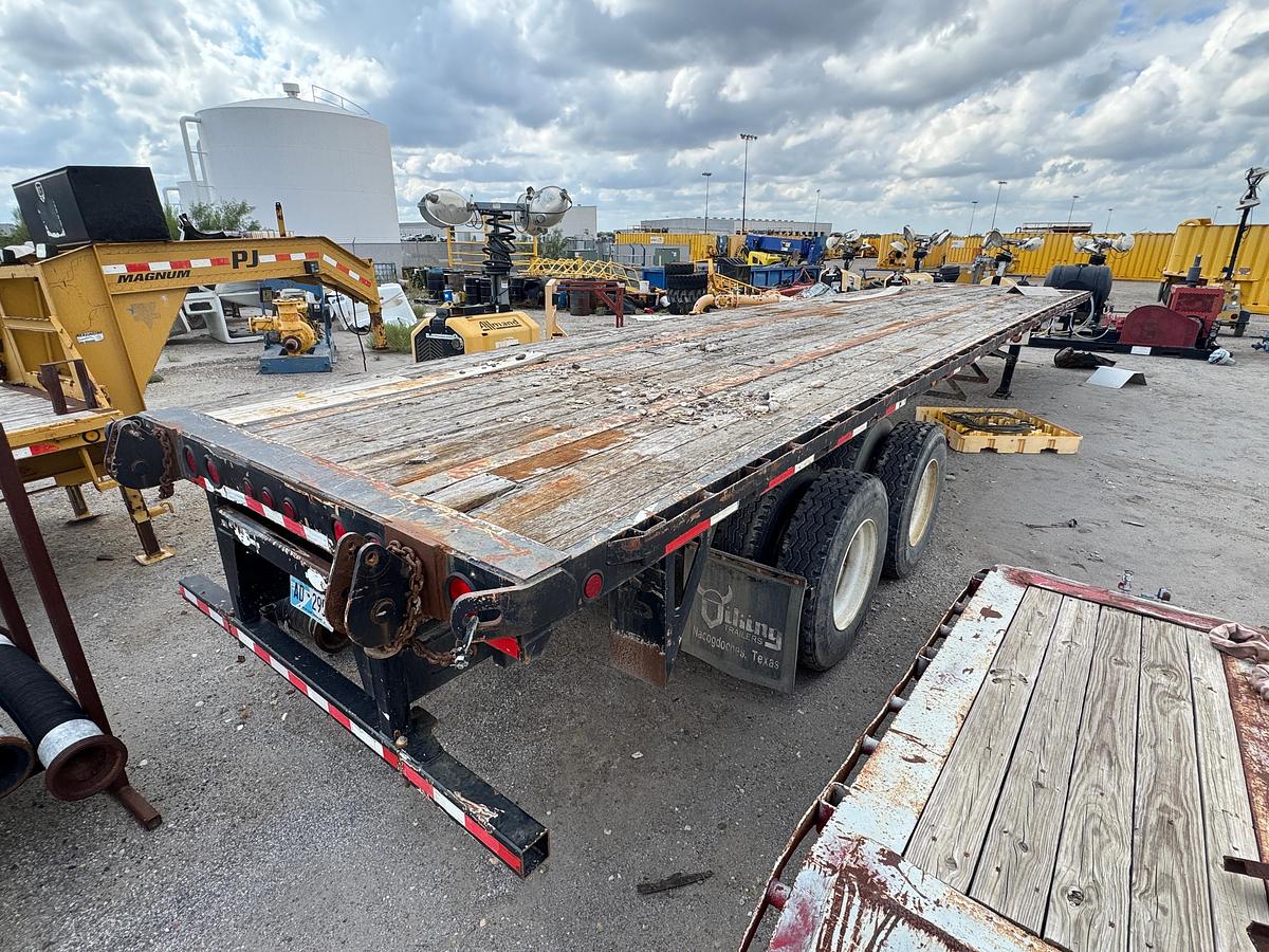 Used 2010 Tihm T/A Flatbed Trailer