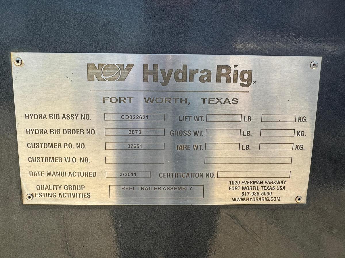 Used 2011 HydraRig Coil Tubing Trailer