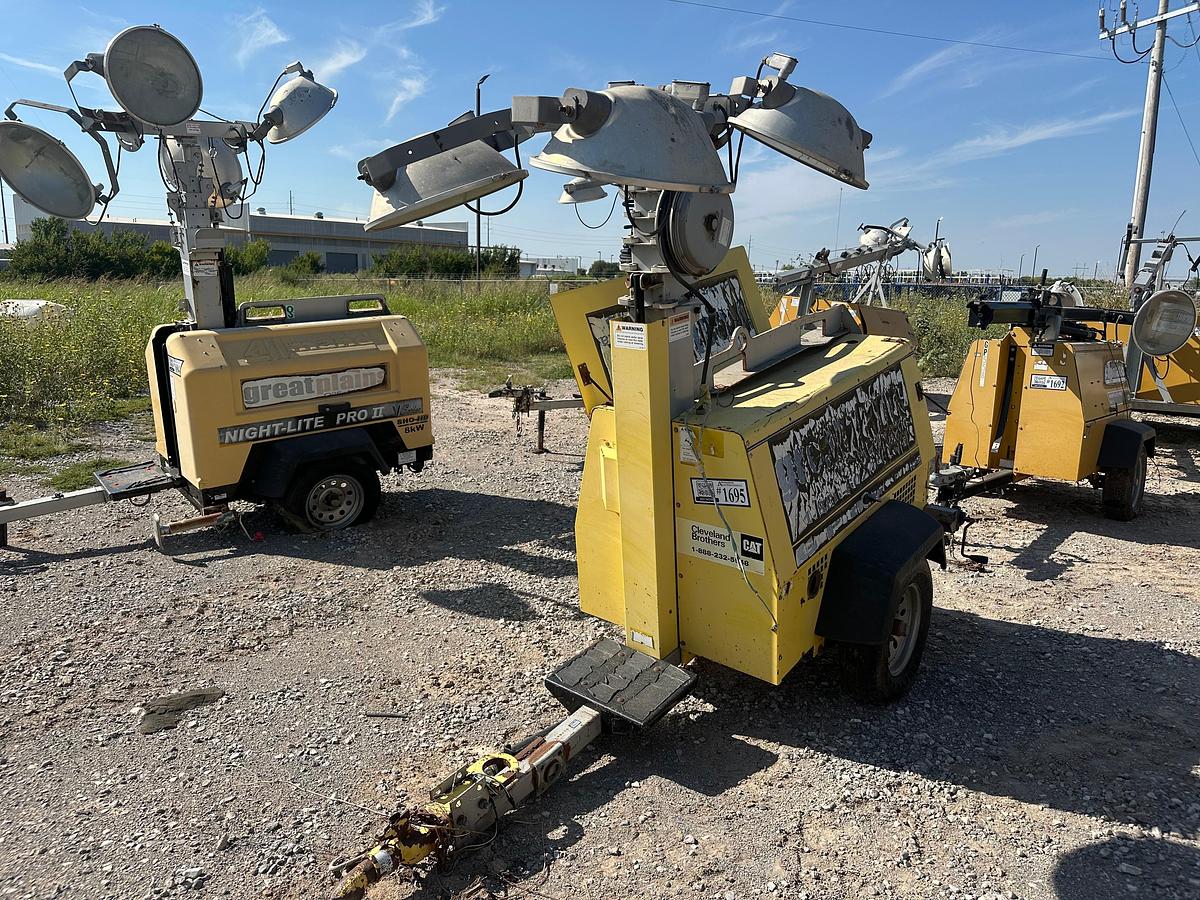 Used Allmand Night-Lite Pro V 8KW Light Plant with CAT Engine