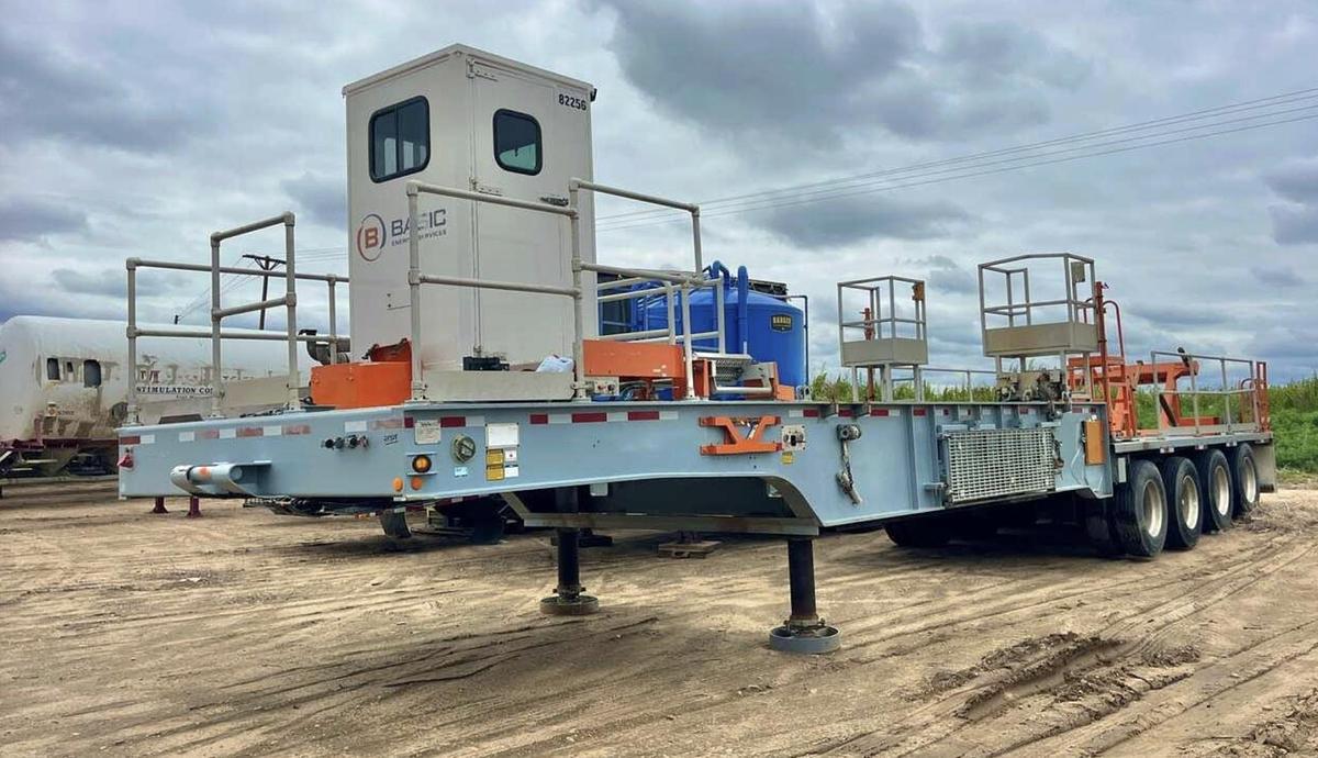 Used 2015 PEERLESS CH-53-3A 4-Axle Coil Tubing Reel Trailer