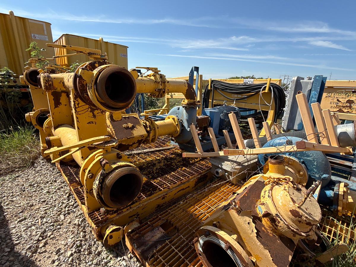 Used Forum 8x6x14 Transfer Pump With a WEG 75 Horsepower Motor, Skidded