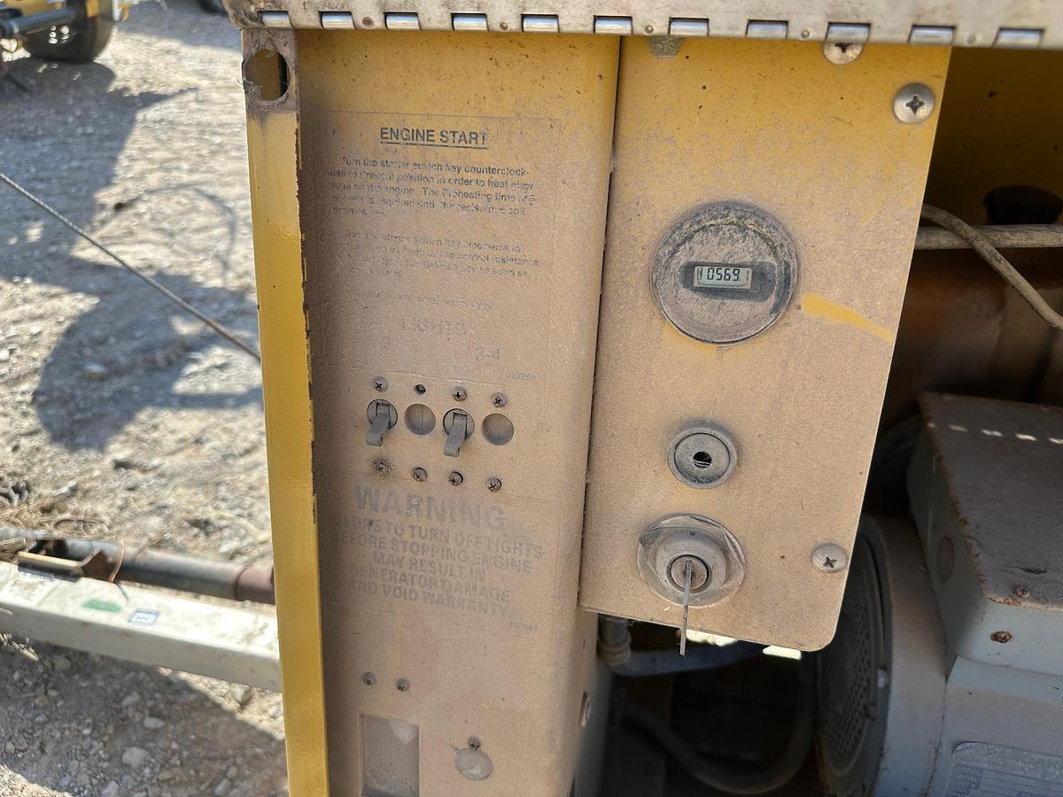 Used Allmand NightproNL8 8KW Light Plant with CAT Engine