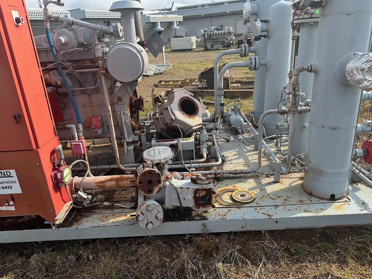 Used 2011 Engine-Driven Reciprocating Gas Compressor Package, Skidded