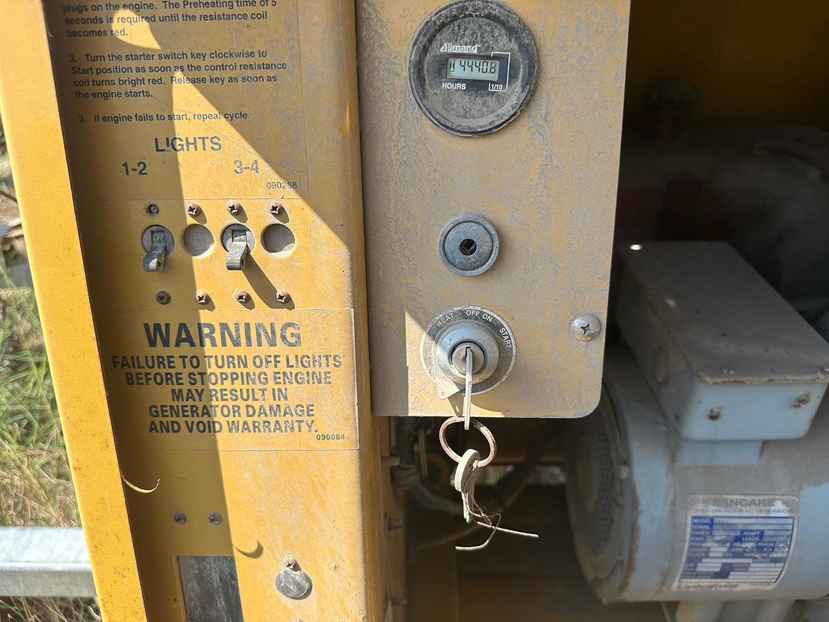 Used Allmand Night-Lite Pro NL 8 8KW Light Plant with CAT Engine