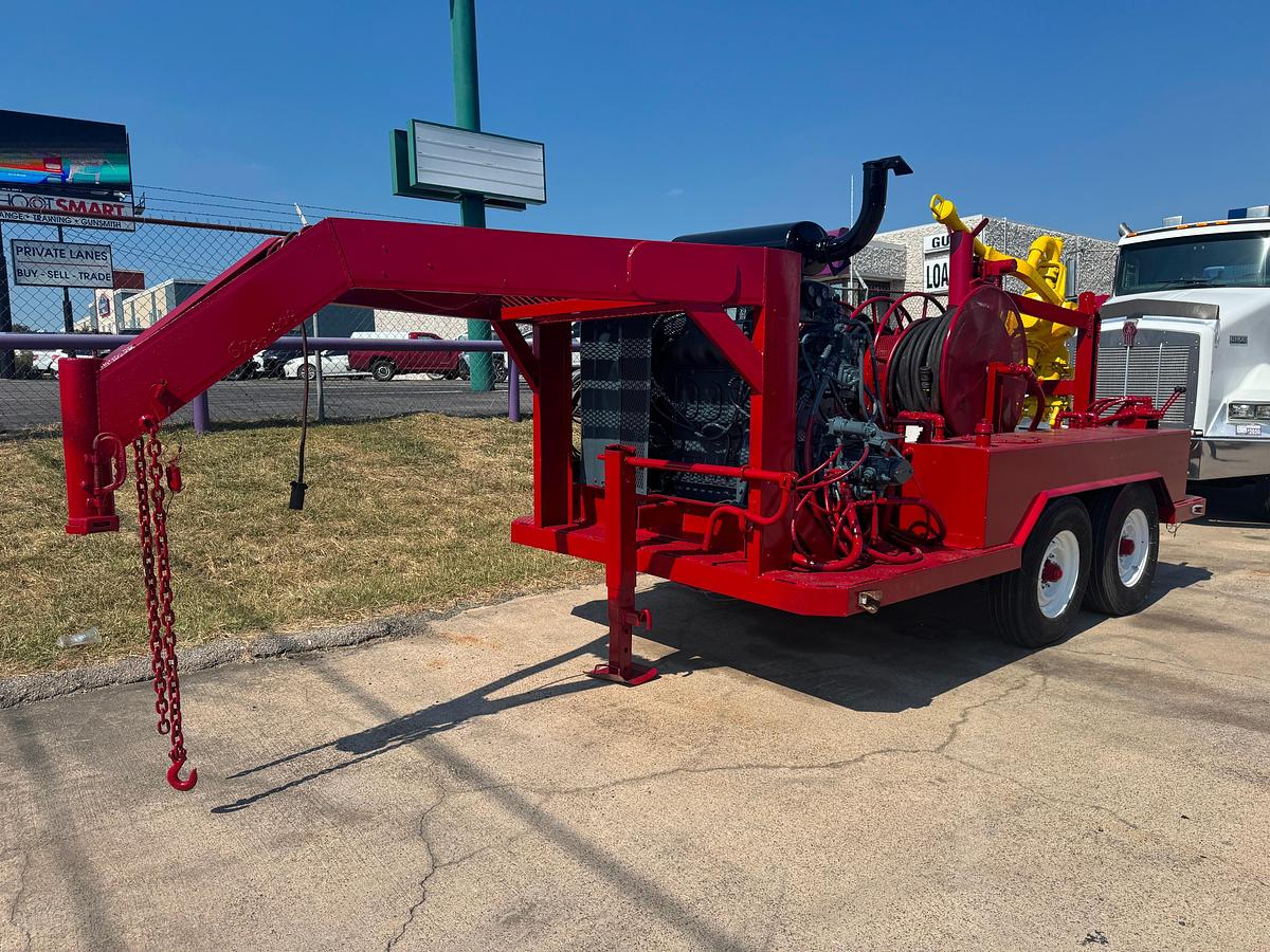 Used EVCO 85 Ton Power Swivel MTD. on 19 Tri-Axle Gooseneck Trailer