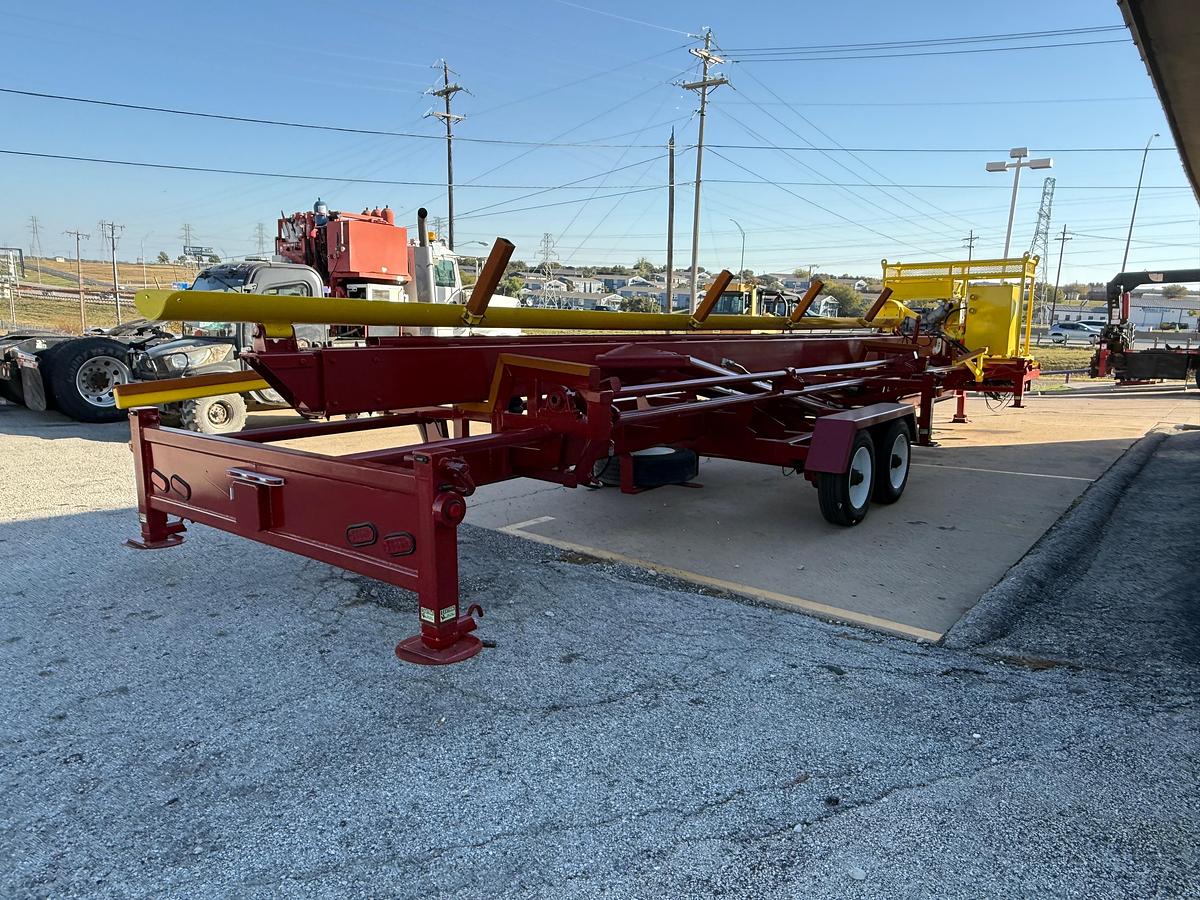 Used Vektor Gooseneck Hydraulic Pipe Handler Trailer